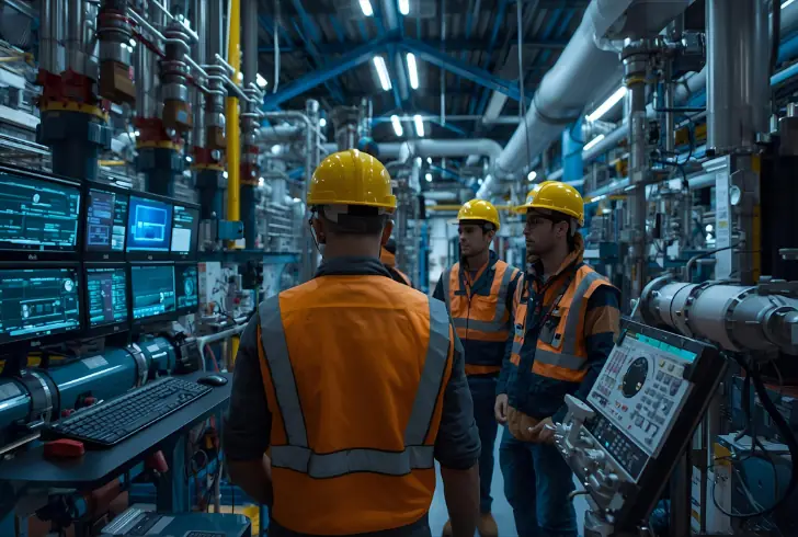 Engineers working on advanced shale technology
